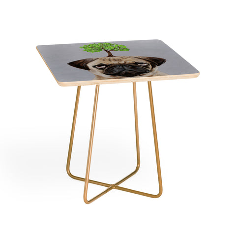 Coco de Paris A pug with a tree Side Table