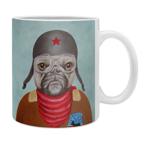Coco de Paris Aviator Bulldog Coffee Mug