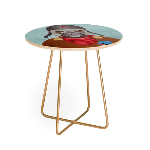Coco de Paris Aviator Bulldog Round Side Table