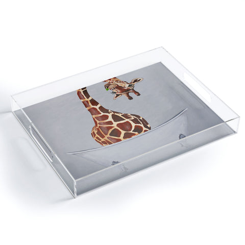 Coco de Paris Bathtub Giraffe Acrylic Tray
