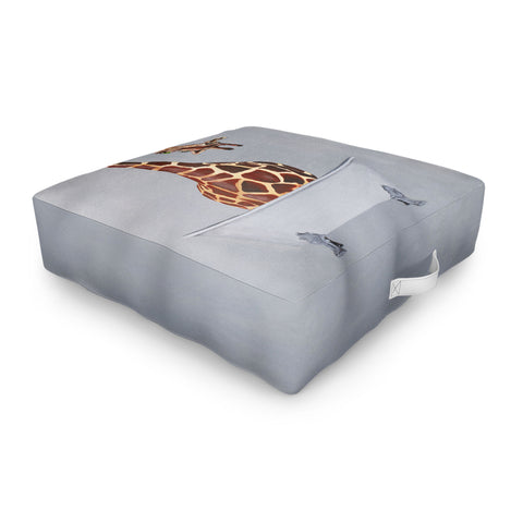 Coco de Paris Bathtub Giraffe Outdoor Floor Cushion