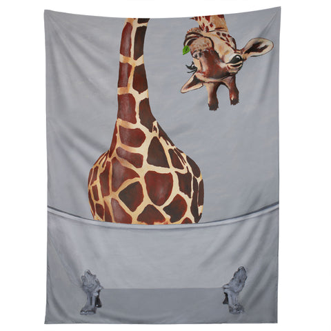 Coco de Paris Bathtub Giraffe Tapestry