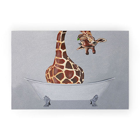 Coco de Paris Bathtub Giraffe Welcome Mat