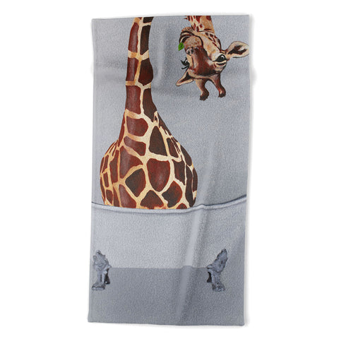 Coco de Paris Bathtub Giraffe Beach Towel