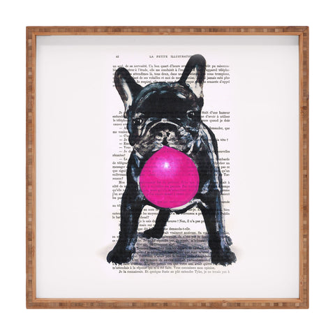 Coco de Paris Bulldog With Bubblegum 01 Square Tray