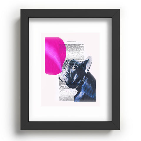 Coco de Paris Bulldog With Bubblegum 02 Recessed Framing Rectangle