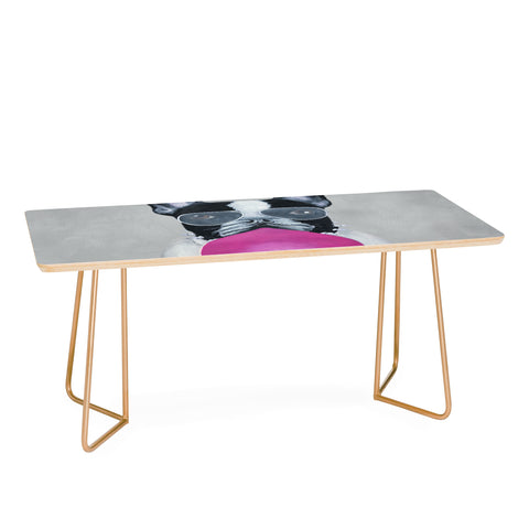 Coco de Paris Bulldog with bubblegum Coffee Table