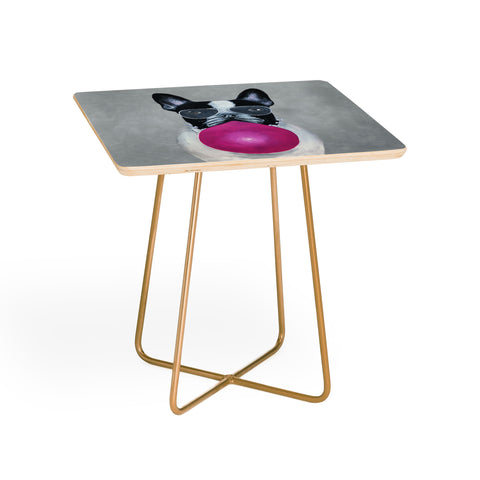 Coco de Paris Bulldog with bubblegum Side Table