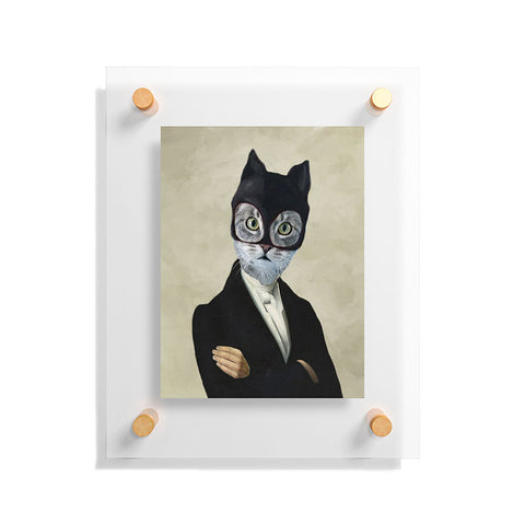 Coco de Paris Cat batman Floating Acrylic Print