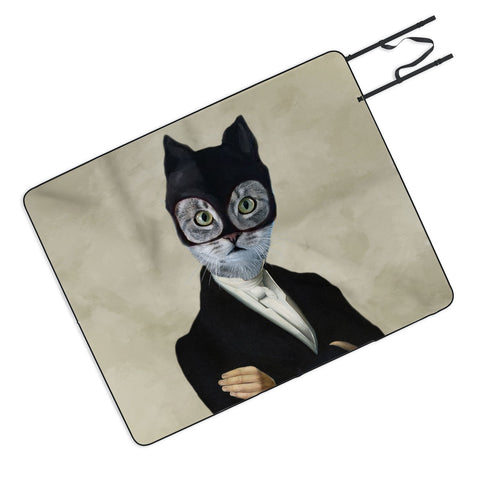 Coco de Paris Cat batman Picnic Blanket