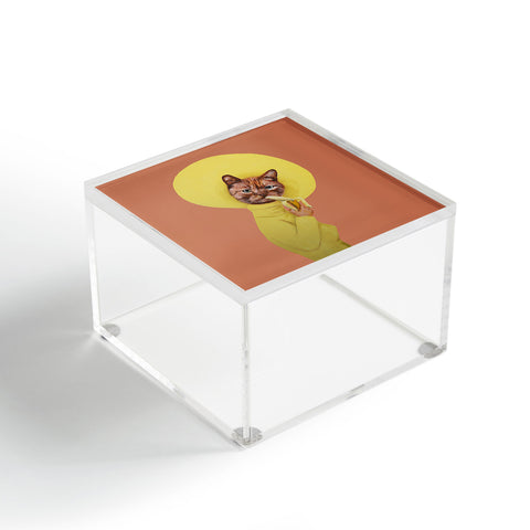 Coco de Paris Cat eating banana Acrylic Box