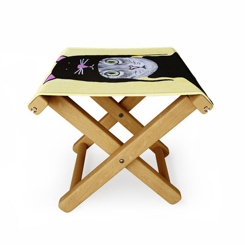Coco de Paris Cat with cat cap Folding Stool