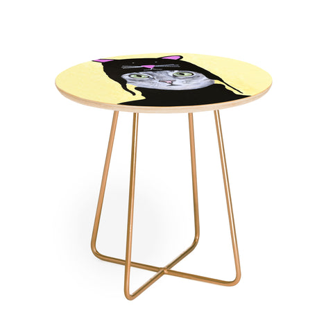 Coco de Paris Cat with cat cap Round Side Table