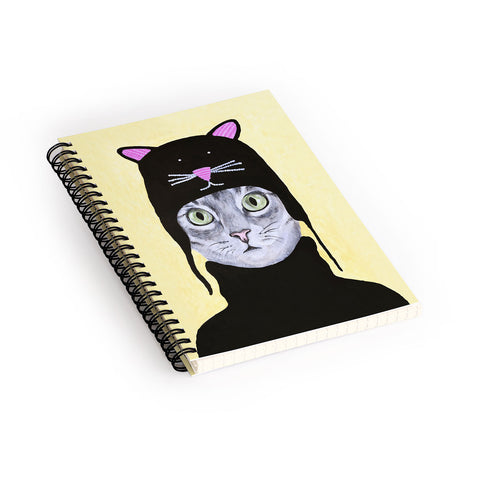 Coco de Paris Cat with cat cap Spiral Notebook