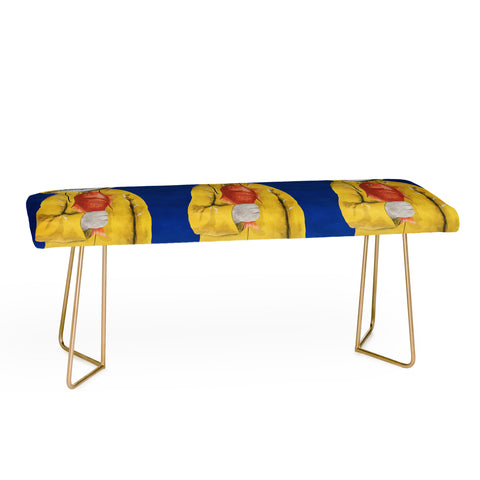 Coco de Paris Cat with fish Bench