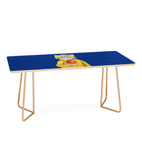 Coco de Paris Cat with fish Coffee Table