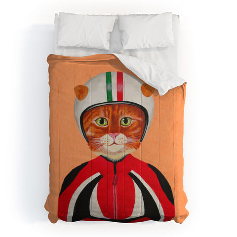 Coco de Paris Cat with helmet Comforter