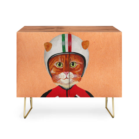 Coco de Paris Cat with helmet Credenza