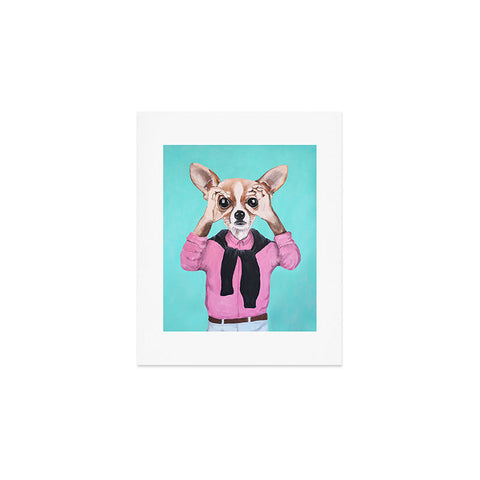 Coco de Paris Chihuahua is looking Art Print
