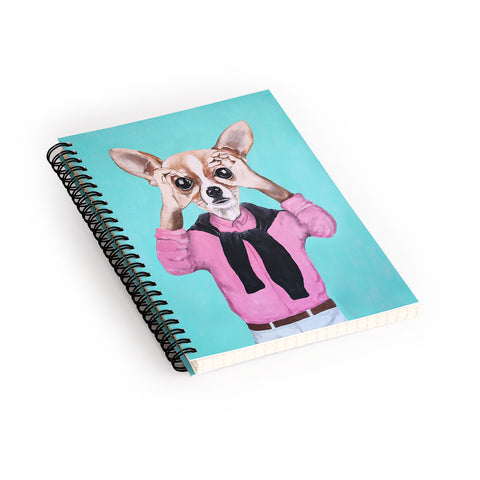 Coco de Paris Chihuahua is looking Spiral Notebook