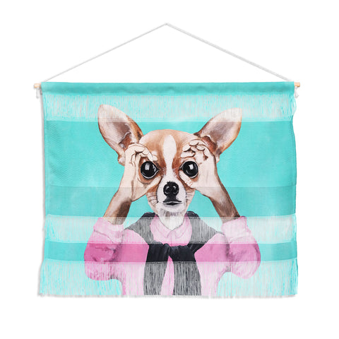 Coco de Paris Chihuahua is looking Wall Hanging Landscape