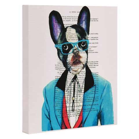 Coco de Paris Clever Bulldog Art Canvas