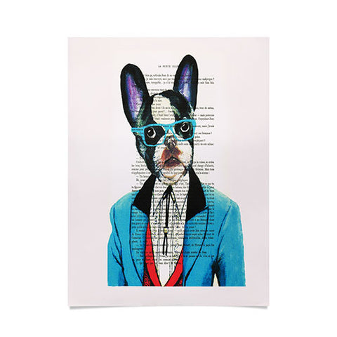 Coco de Paris Clever Bulldog Poster