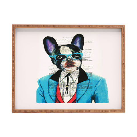 Coco de Paris Clever Bulldog Rectangular Tray