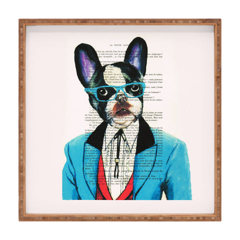 Coco de Paris Clever Bulldog Square Tray