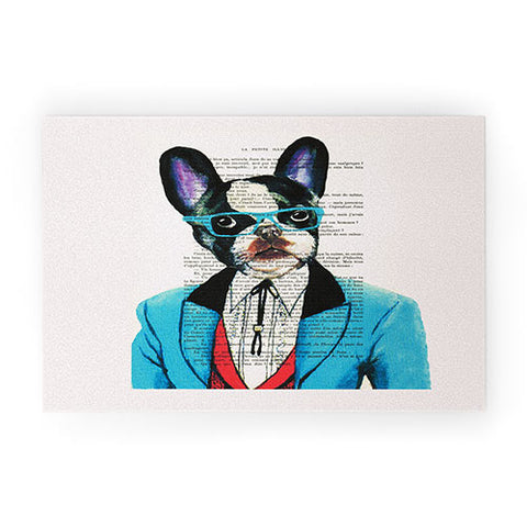 Coco de Paris Clever Bulldog Welcome Mat