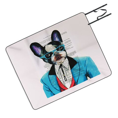 Coco de Paris Clever Bulldog Picnic Blanket