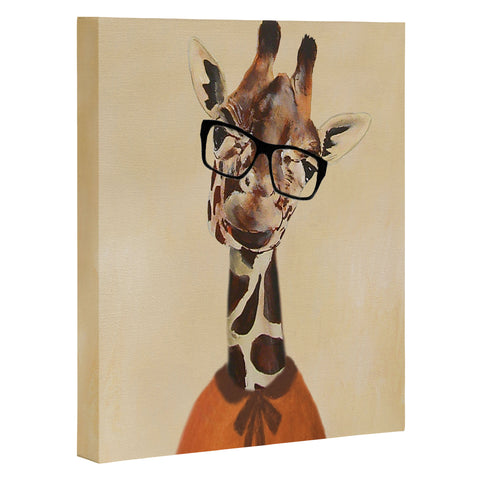 Coco de Paris Clever Giraffe Art Canvas