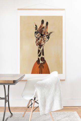 Coco de Paris Clever Giraffe Art Print And Hanger