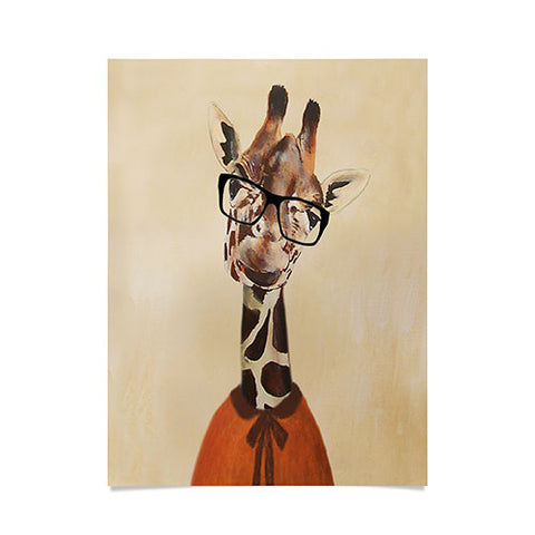 Coco de Paris Clever Giraffe Poster