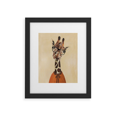 Coco de Paris Clever Giraffe Framed Art Print