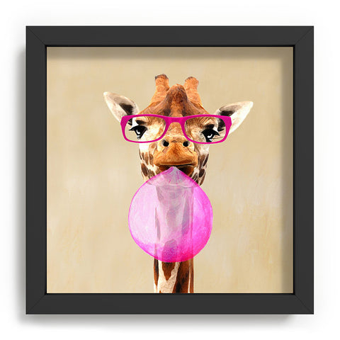Coco de Paris Clever giraffe with bubblegum Recessed Framing Square
