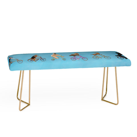 Coco de Paris Cycling Dogs Bench