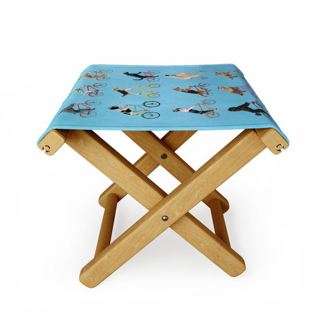 Coco de Paris Cycling Dogs Folding Stool