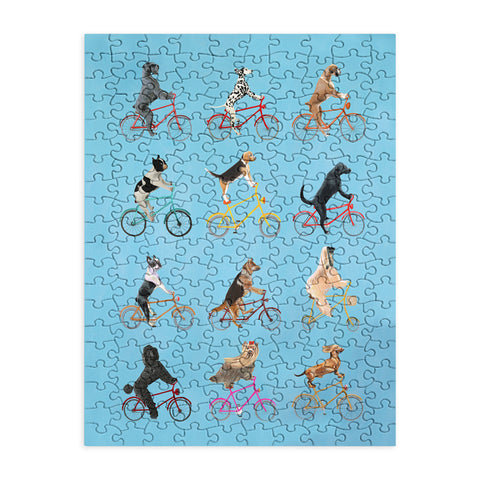 Coco de Paris Cycling Dogs Puzzle