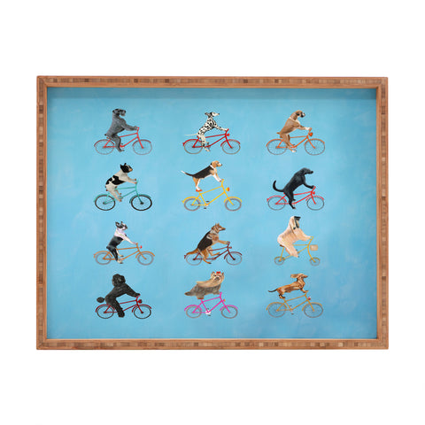 Coco de Paris Cycling Dogs Rectangular Tray