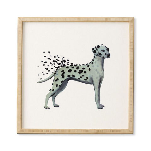 Coco de Paris Dalmatian in the storm Framed Wall Art