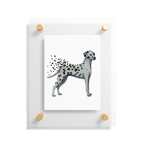 Coco de Paris Dalmatian in the storm Floating Acrylic Print