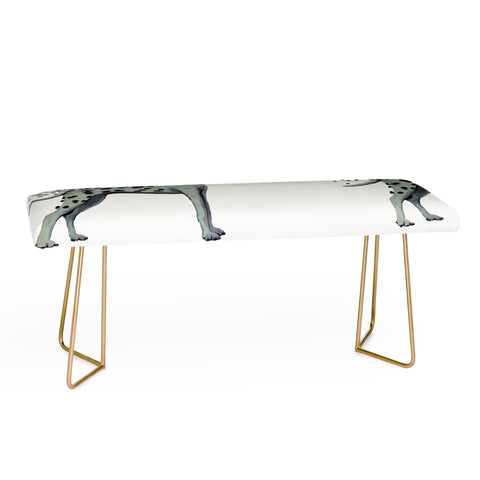 Coco de Paris Dalmatian in the storm Bench