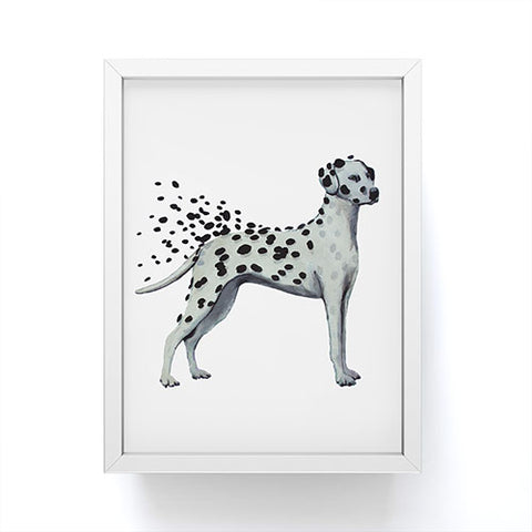 Coco de Paris Dalmatian in the storm Framed Mini Art Print