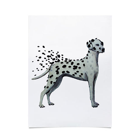 Coco de Paris Dalmatian in the storm Poster