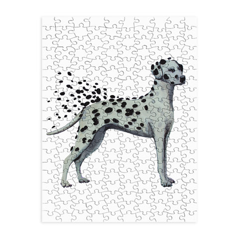 Coco de Paris Dalmatian in the storm Puzzle