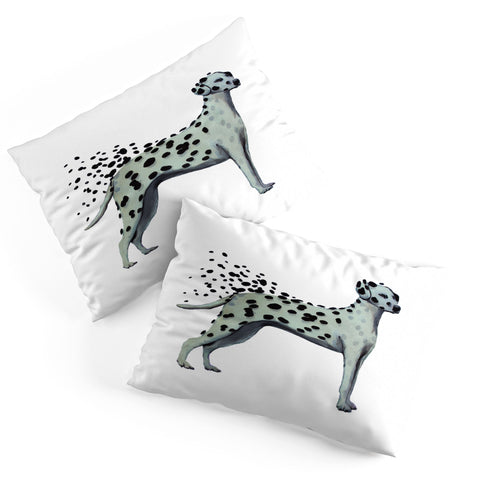 Coco de Paris Dalmatian in the storm Pillow Shams