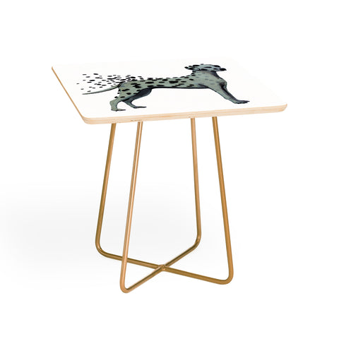 Coco de Paris Dalmatian in the storm Side Table