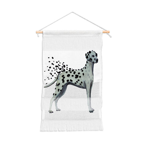 Coco de Paris Dalmatian in the storm Wall Hanging Portrait