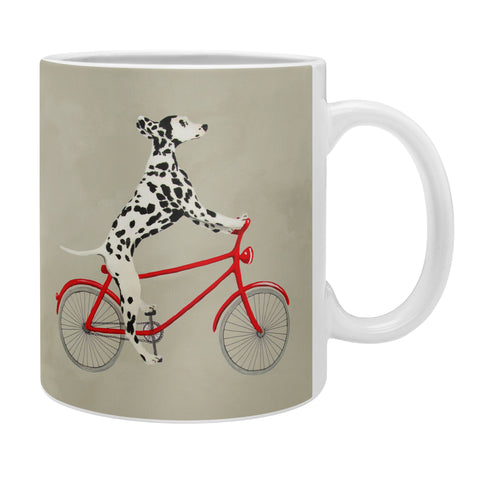 Coco de Paris Dalmatian on bicycle Coffee Mug